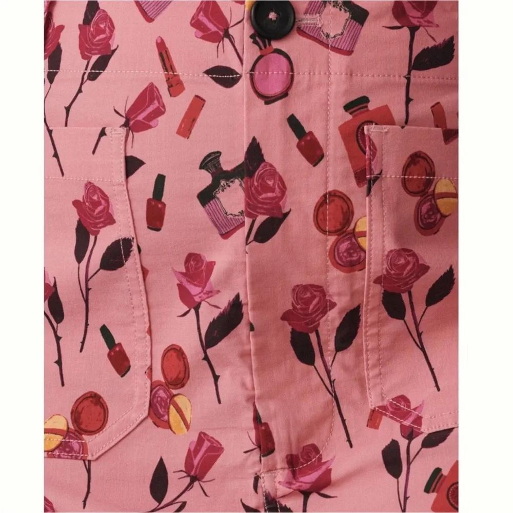 NWT Colette Anthro Anisa Makhoul Pink Skirt💄 - Picture 6 of 15